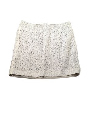 Loft White Lace Pencil Skirt